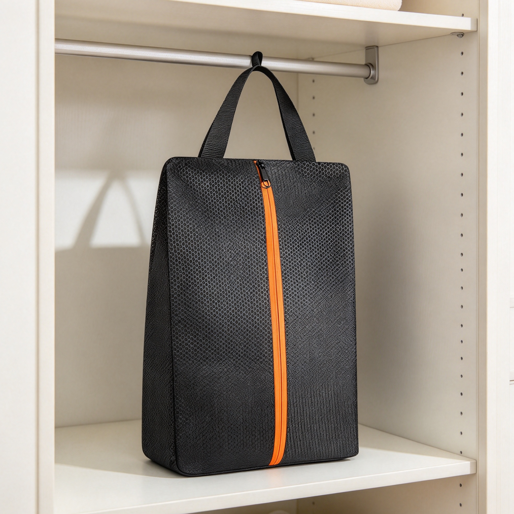 Smell-Proof Waterproof Golf Cleat Bag for Travel