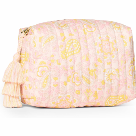 Quilted Makeup Toiletry Bag for Women